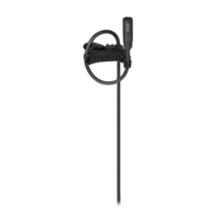 SUBMINIATURE OMNIDIRECTIONAL CONDENSER LAPEL MICROPHONE WITH 55" CABLE TERMINATED WITH LOCKING